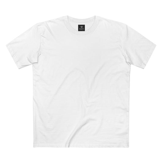 Classic White Adult Tee — Plain Staple T-Shirt
