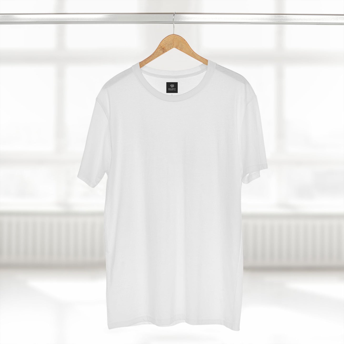 Classic White Adult Tee — Plain Staple T-Shirt