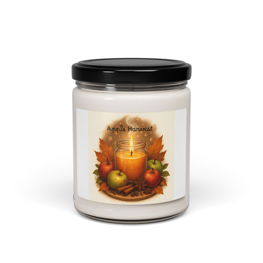 Soy Candle 9oz — Celestial Space Fox Scented Jar