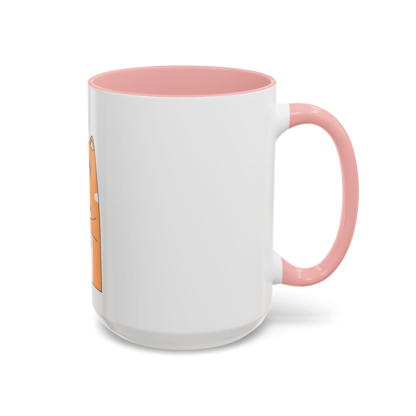 Orange Cat Coffee Mug — Cute Kitty Holding Coffee Accent Mug (11/15oz)