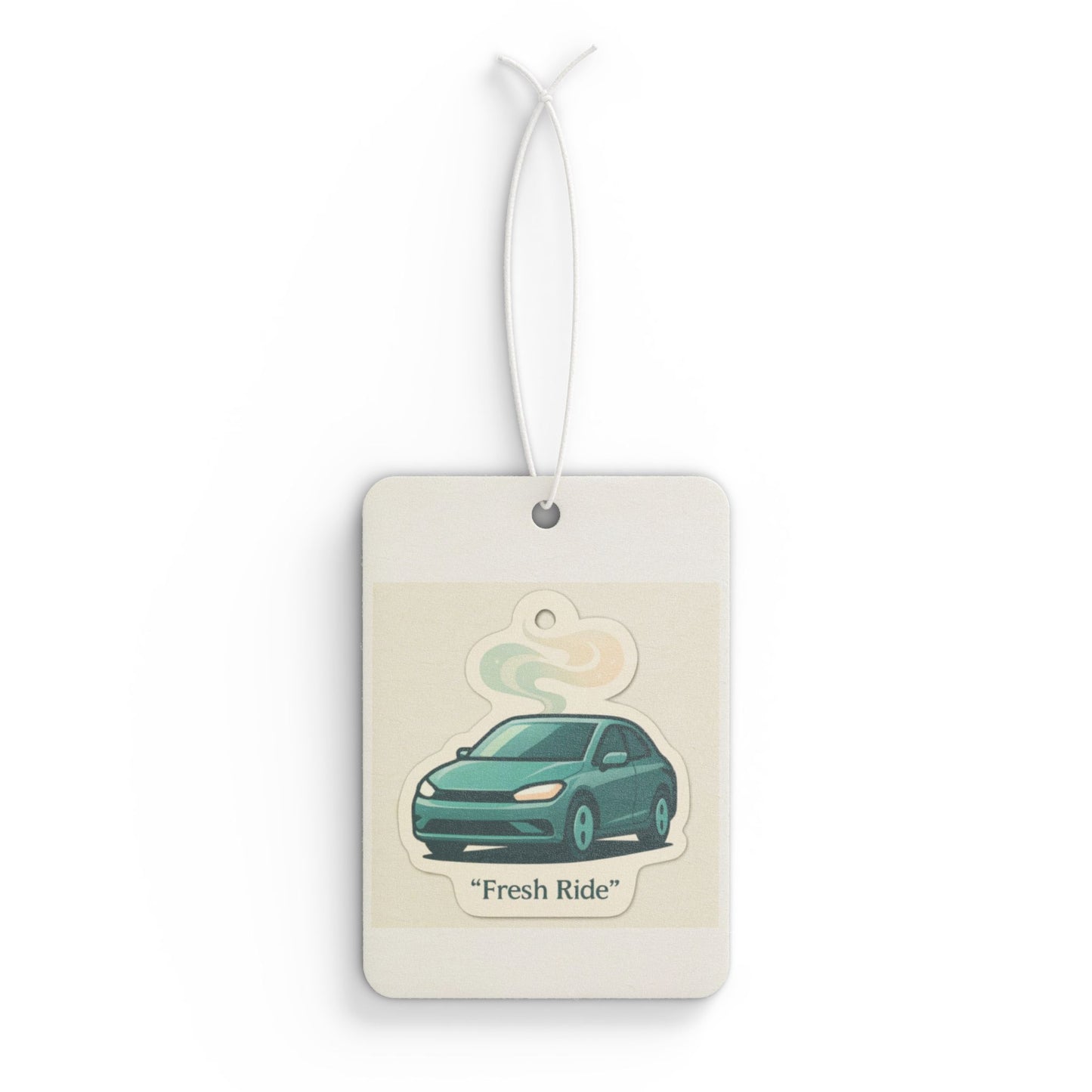 Car Air Freshener — 'Fresh Ride' Scented Hanging Car Ornament