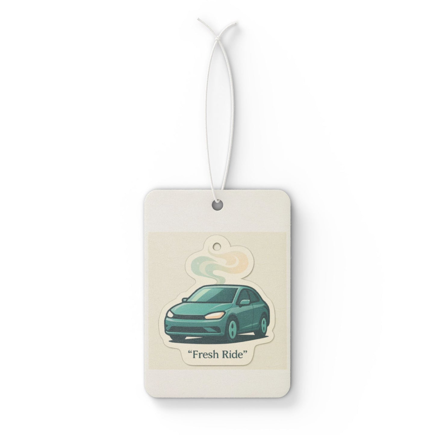 Car Air Freshener — 'Fresh Ride' Scented Hanging Car Ornament