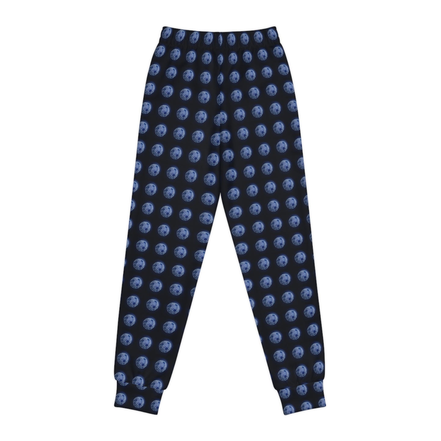 Soccer Ball Youth Joggers – Metallic Pattern AOP Athletic Pants