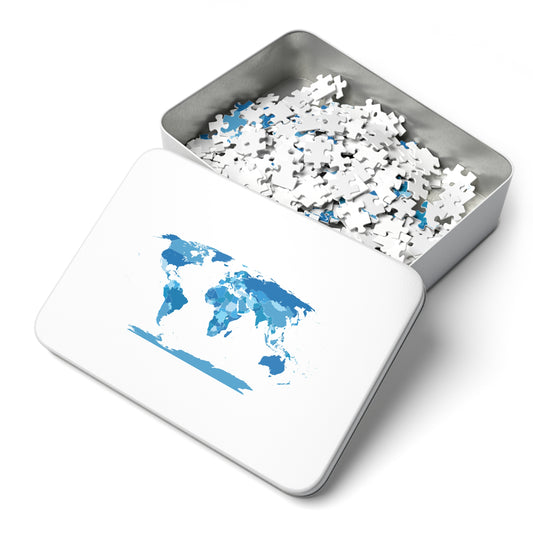 Jigsaw Puzzle with Tin