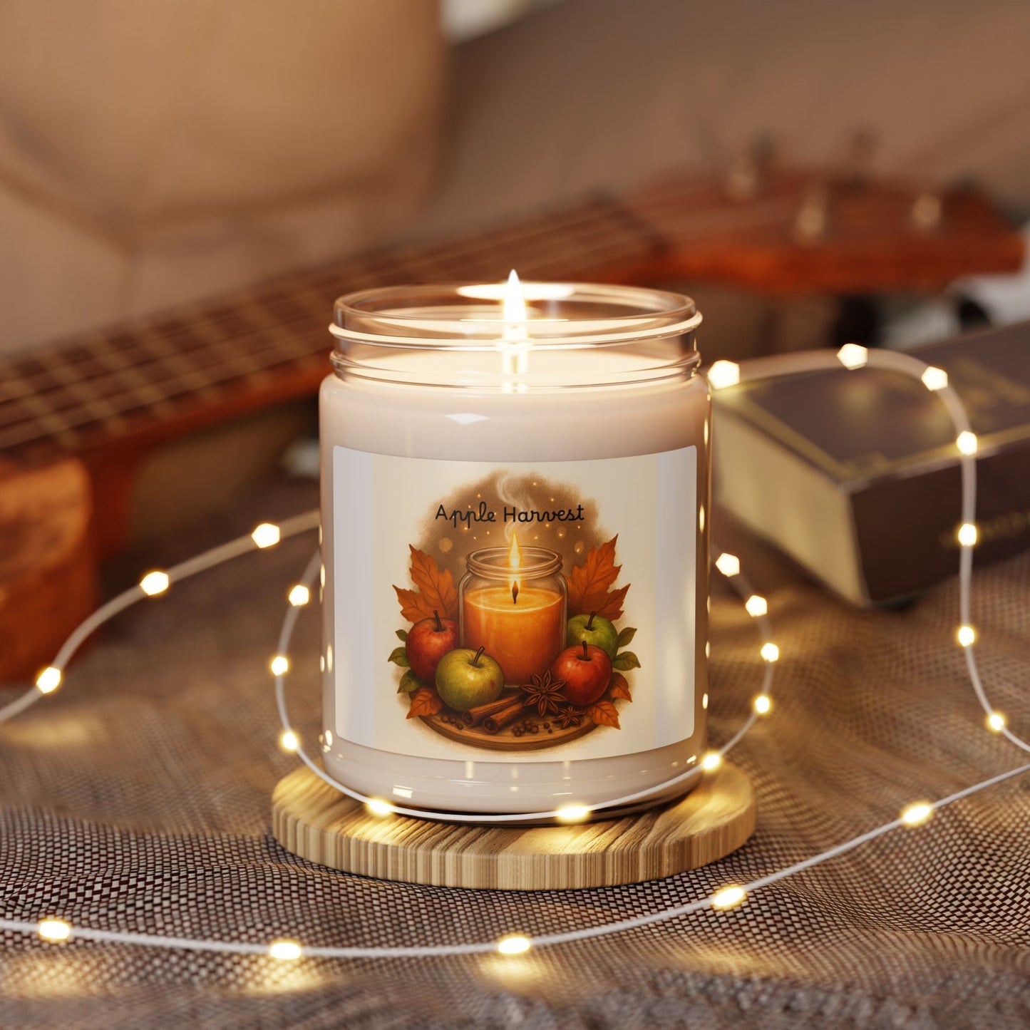 Soy Candle 9oz — Celestial Space Fox Scented Jar