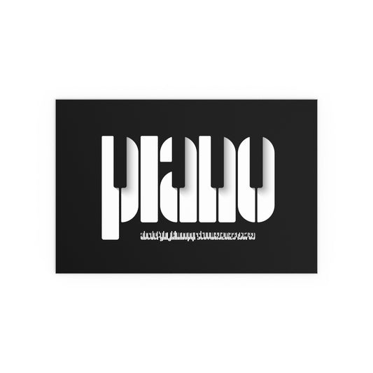 Indoor and Outdoor Silk Posters