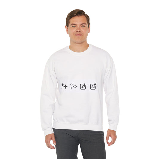 AI Spark Icons Crewneck Sweatshirt